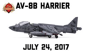 Harrier AV8B  Custom Military Lego [upl. by Errol]