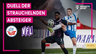 FC Hansa Rostock  VfL Osnabrück Highlights mit LiveKommentar  3 Liga  MAGENTA SPORT [upl. by Yhtak]