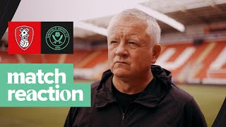 Chris Wilder  Rotherham United 12 Sheffield United  Post Match Reaction [upl. by Pachton]