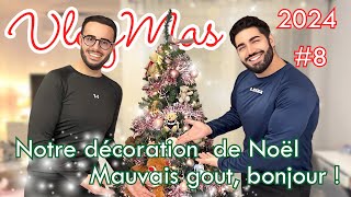 VLOGMAS 2024 8  Présentation de notre décoration amis du mauvais gout bonjour   🎄✨🎁 [upl. by Caldwell]