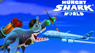 HUNGRY SHARK WORLD 🌎 GREAT HAMMERHEAD SHARK ATTACK 🦈 ARCTIC OCEAN CLASSIC MODE FULL GAMEPLAY HD [upl. by O'Malley511]