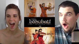 BAHUBALI 2 Arrow Scene  Prabhas and Anushkha  Three Arrows Scene REACTION  Aussie Dillon [upl. by Lednam]