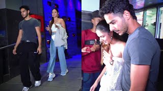 Ishaan Khattar Spotted with Girlfriend at Hakkasan Bandra  Helping GF to Find Way [upl. by Locke]