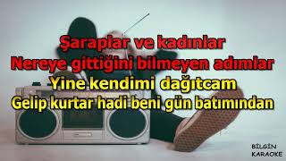 Mert Şenel  Şaraplar ve Kadınlar Karaoke Türkçe [upl. by Demha]