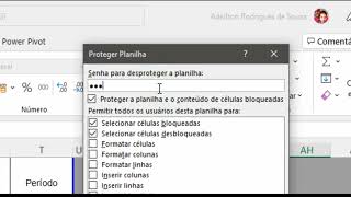 Proteger  desproteger planilha do Excel [upl. by Laurance]