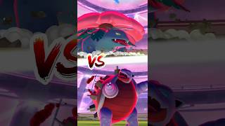 Gmax Blastoise VS Gmax Venusaur GIANT battle in pokemon go shorts [upl. by Elcarim]