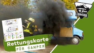 Wohnmobil Unfall  Leben retten mit der Rettungskarte für Camper [upl. by Mitch]