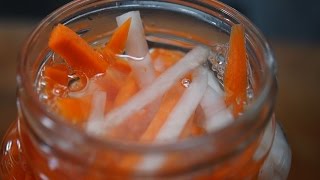 How to Pickle Radish and CarrotQuick and Easy Recipe [upl. by Otho165]