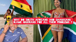 Very Few Nigerians live in South Africa and Ghana Yet they accuse Nigerians for all their problems [upl. by Nnaaihtnyc]