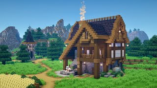 Minecraft  How to Build a Medieval Blacksmith  Armorer House Tutorial [upl. by Revlys]