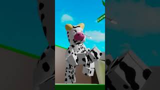 TEM UMA VACA ME SEGUINDO brookhaven robloxshorts roblox [upl. by Ihc]