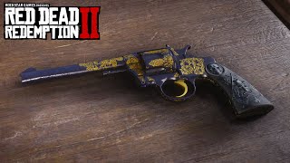 RED DEAD REDEMPTION 2  DOUBLEACTION REVOLVER Weapons Customization amp Showcase [upl. by Cassell]