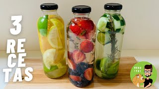 3 Recetas de Aguas Detox Saborizadas con Fruta Natural Para Mantenerse Bien Hidratado  MONO 1981 [upl. by Eiclek]