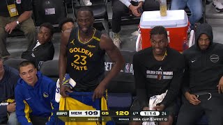 Draymond Green EJECTED after 2 technical fouls within 30 seconds of each other  NBA on ESPN [upl. by Sirdna]