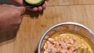 AVOCAT CREVETTES ET TARTARE DE TOMATES AU CONBAVA [upl. by Groh]