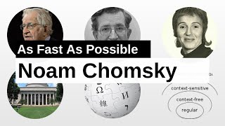 Noam Chomsky As Fast As Possible [upl. by Crescentia511]