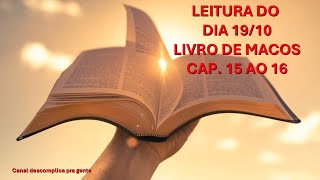 LEITURA DO DIA 1910  MARCOS CAP 15 E 16 [upl. by Enimasaj180]