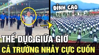 THỂ DỤC GIỮA GIỜ cực cuốn của các trường học Trung Quốc so sánh với Việt Nam thì thế nào  TÁM TV [upl. by Mendive]