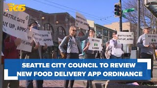 Seattle City Council to review catastrophic impacts of food delivery app ordinance [upl. by Annauqahs]