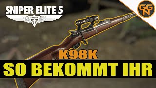 Sniper Elite 5  So bekommt ihr die K98K  Todesziel Mission 2 Friedrich Kummler  Alle Waffen [upl. by Adnolor]