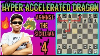 Against the Sicilian 4  🐲Hyper Accelerated Dragon🐲 🔭Against Sniper🔭  👑Queen Trap👑 [upl. by Painter680]