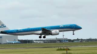 Arriving from Nice France KLM flight KL1476 at Amsterdam Schiphol Airport [upl. by Hnahk708]