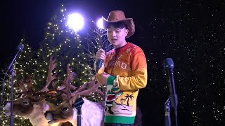 Jason Performs Feliz Navidad In Front of a Live Crowd QTCinderella Christmas Concert [upl. by Htebsil]