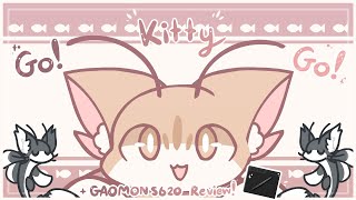 Go Kitty Go  Animation memeGAOMON S620 Tablet Review [upl. by Raleigh145]