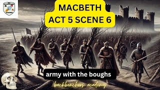 Macbeth Act 5 Scene 6 The Final Confrontation Begins BACKBENCHERS ACADEMYLINE BY LINE IN HINDI [upl. by Elenahc]