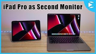 How to Use iPad Pro as Second Monitor With Your Mac [upl. by Noryd61]