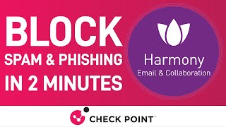 Check Point Harmony Email amp Collaboration Block Spam and Phishing [upl. by Atikehs]