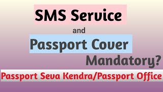 SMS charges Passport  Passport SMS fee  Passport cover by TCS  Passport cover at PSK [upl. by Sixele681]