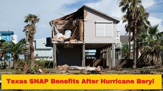 Emergency SNAP Benefits Update for Hurricane Beryl Victims in Texas [upl. by Hendrick]