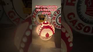 Collecting Standard Red Crown Gasoline Memorabilia history channel automobile [upl. by Harikahs]