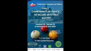 Championnat de France billard artistique 20222023 Finale [upl. by Nur279]