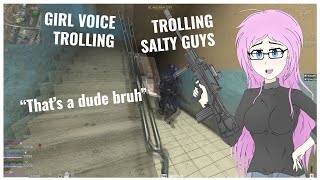 GIRL VOICE TROLLING SALTY GUYS COD FUNNY OFFENSIVE MOMENTS [upl. by Neerac]