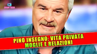 Pino Insegno Vita Privata Moglie e Relazioni [upl. by Ainat]