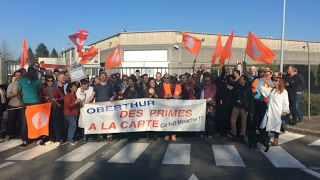 Grève chez Oberthur Technologies [upl. by Oman]