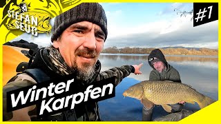 Winter Karpfen  Ohne BOOT und Schnickschnack  Karpfenangeln am Baggersee Folge 1 [upl. by Harrus]