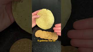 Tortillas y galletas marías  Equivalentes [upl. by Caye]