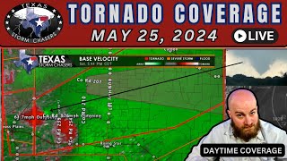 As It Happened LIVE Windthorst and Cross Plains Texas Tornadoes on May 25 2024 [upl. by Lovell473]