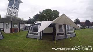 Kampa Frontier Air Pro 300 Awning wSun Wing Walkabout 2018 NEW [upl. by Rutra]