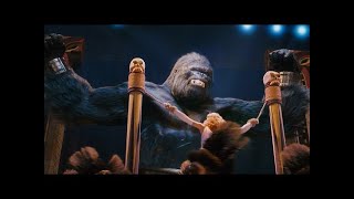 Kong Escapes Scene Kongs Rampage King Kong 2005 Movie CLIP 1080p HD [upl. by Leahsim]