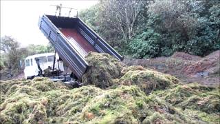 Aquatic Weed harvesting at Lake Rotoehu 2014 [upl. by Aititil36]