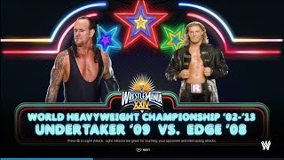 WWE 2K24 Wrestlemania XXIV Undertaker VS Edge 160 [upl. by Jemine]