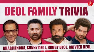 Rajveer Deol REVEALS secrets of Sunny Deol Dharmendra Bobby Deol Abhay Deol Deol Family Trivia [upl. by Lefton100]