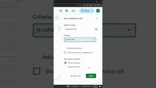 Add a popup calendar in Google sheets exceltips excel [upl. by Horwath]