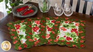 How to Make Scalloped Placemats  A Shabby Fabrics Sewing Tutorial [upl. by Monica685]