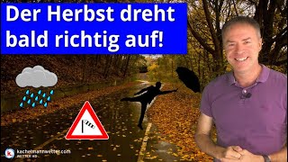 Auf in den Herbst Tiefs Regen und viel Wind in der neuen Woche [upl. by Noral]