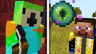 Minecraft Speedrun VS Pro Speedrunner [upl. by Oivalf710]